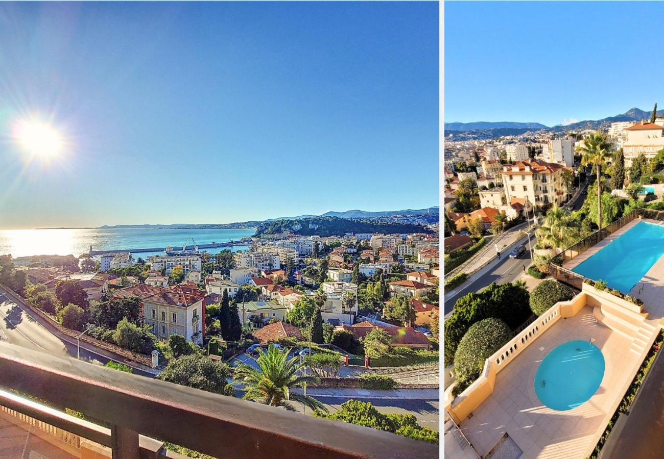 Nestor&jeeves - Panorama Azur - View Sea - Parking Appartement *